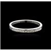 Image 1 : 14KT White Gold 0.16ctw Diamond Ring
