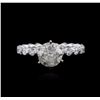 Image 1 : 14KT White Gold 2.71ctw Diamond Ring