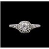 Image 1 : 0.99ctw Diamond Ring - 14KT White Gold