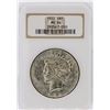 Image 1 : 1922 NGC MS64 Peace Silver Dollar