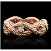 Image 2 : 14KT Rose Gold 0.25ctw Diamond Ring