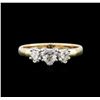 Image 1 : 0.80ctw Diamond Ring - 14KT Yellow and White Gold
