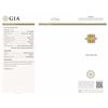 Image 5 : 18KT White Gold GIA Certified 3.74ct Yellow Sapphire and Diamond Ring