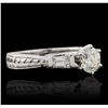Image 2 : 14KT White Gold 1.35ctw Diamond Ring