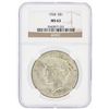 Image 1 : 1924 NGC MS63 Peace Silver Dollar