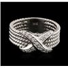 Image 1 : 14KT White Gold 0.18ctw Diamond Ring