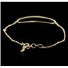 Image 2 : 14KT Yellow Gold 0.38ctw Diamond Bracelet