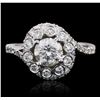Image 1 : 18KT White Gold 1.98ctw Diamond Ring