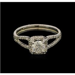 0.87ctw Diamond Ring - 14KT White Gold