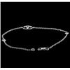 Image 2 : 0.22ctw Diamond Bracelet - 14KT White Gold