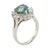 Image 3 : 14KT White Gold 2.74ct Tourmaline and Diamond Ring