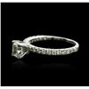 Image 2 : 18KT White Gold 1.16ctw Diamond Ring