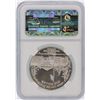Image 2 : 1994-W NGC Graded MS69 $1 Pow Museum Silver Coin