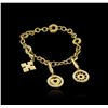 Image 1 : Bulgari 18KT Yellow Gold Charm Bracelet