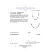 Image 3 : 33.50ctw Multi Color Sapphire Necklace - 14KT White Gold