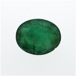 7.13ct. One Oval Cut Natural Emerald