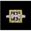 Image 1 : 1.25ctw Diamond Ring - 18KT Two-Tone Gold
