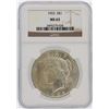 Image 1 : 1923 NGC MS63 Peace Silver Dollar