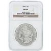 Image 1 : 1896 NGC MS64 Morgan Silver Dollar