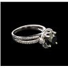 Image 2 : 2.09ctw Black Diamond Ring - 14KT White Gold