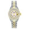 Image 1 : Rolex Two-Tone 1.00ctw Diamond and Sapphire DateJust Ladies Watch