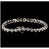 Image 2 : 14KT White Gold 2.45ctw Diamond Tennis Bracelet