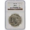 Image 1 : 1924 NGC MS63 Peace Silver Dollar