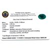 Image 2 : 4.5ct. One Oval Cut Natural Emerald