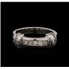 Image 1 : 1.51ctw Diamond Wedding Band - 14KT White Gold