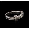 Image 2 : 1.51ctw Diamond Wedding Band - 14KT White Gold