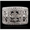 Image 1 : 14KT White Gold 2.30ctw Diamond Ring