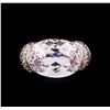 Image 1 : 14KT Yellow Gold 16.58ct Kunzite, Pink Sapphire and Diamond Ring