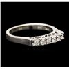 Image 2 : 14KT White Gold 0.25ctw Diamond Ring
