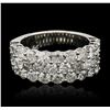 Image 1 : 14KT White Gold 3.36ctw Diamond Ring