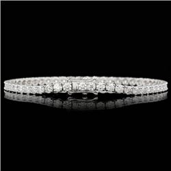 18k White Gold 6.50ct Diamond Bracelet