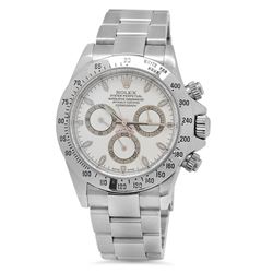 Rolex Stainless Steel Daytona Oyster Perpetual Men's Wristwatch