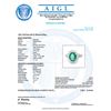Image 5 : 14k White Gold 2.50ct Emerald 1.20ct Diamond Ring