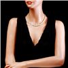 Image 4 : 14k Yellow Gold 30.00ct Opal Necklace