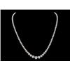 Image 2 : 18k White Gold 9.20ct Diamond Necklace