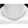 Image 5 : 18k White Gold 9.20ct Diamond Necklace
