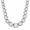 Image 6 : 18k White Gold 9.20ct Diamond Necklace