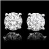 Image 1 : 14k White Gold 1.60ct Diamond Earrings