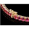 Image 3 : 14k Gold 40ct Tourmaline 1ct Diamond Necklace