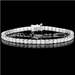 18k White Gold 6.50ct Diamond Bracelet
