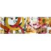 Image 1 : FIONA RAE (b.1962) UNTITLED (ORANGE, PINK AND WHITE) oil on canvas 48 x 1441/4 in. (121.9 x 365.8...