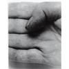 Image 1 : JOHN COPLANS (b. 1920) hand (two panels, horizontal) gelatin silver print in two parts 51 x 41 in...