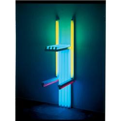 DAN FLAVIN (1933-1996) UNTITLED (TO LUCIE RIE, MASTER POTTER) 1j yellow, blue, red and green fluo...