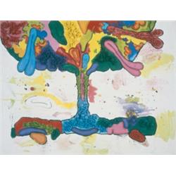 CARROLL DUNHAM (b.1949) INTEGRATED PAINTING #2 mixed media on linen 70 x 90 x 4 in. (177.8 x 228....