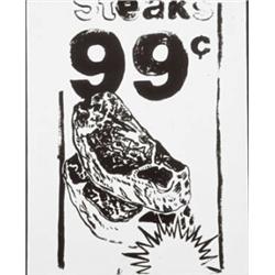 ANDY WARHOL (1928-1987) UNTITLED signed, inscribed and dated "To Sandy, Peter Love Andy Warhol '8...