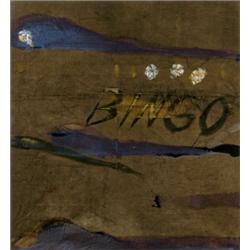 JULIAN SCHNABEL (b.1951) BINGO i signed, titled and dated "Bingo I J. Schnabel 1989" on the overl...